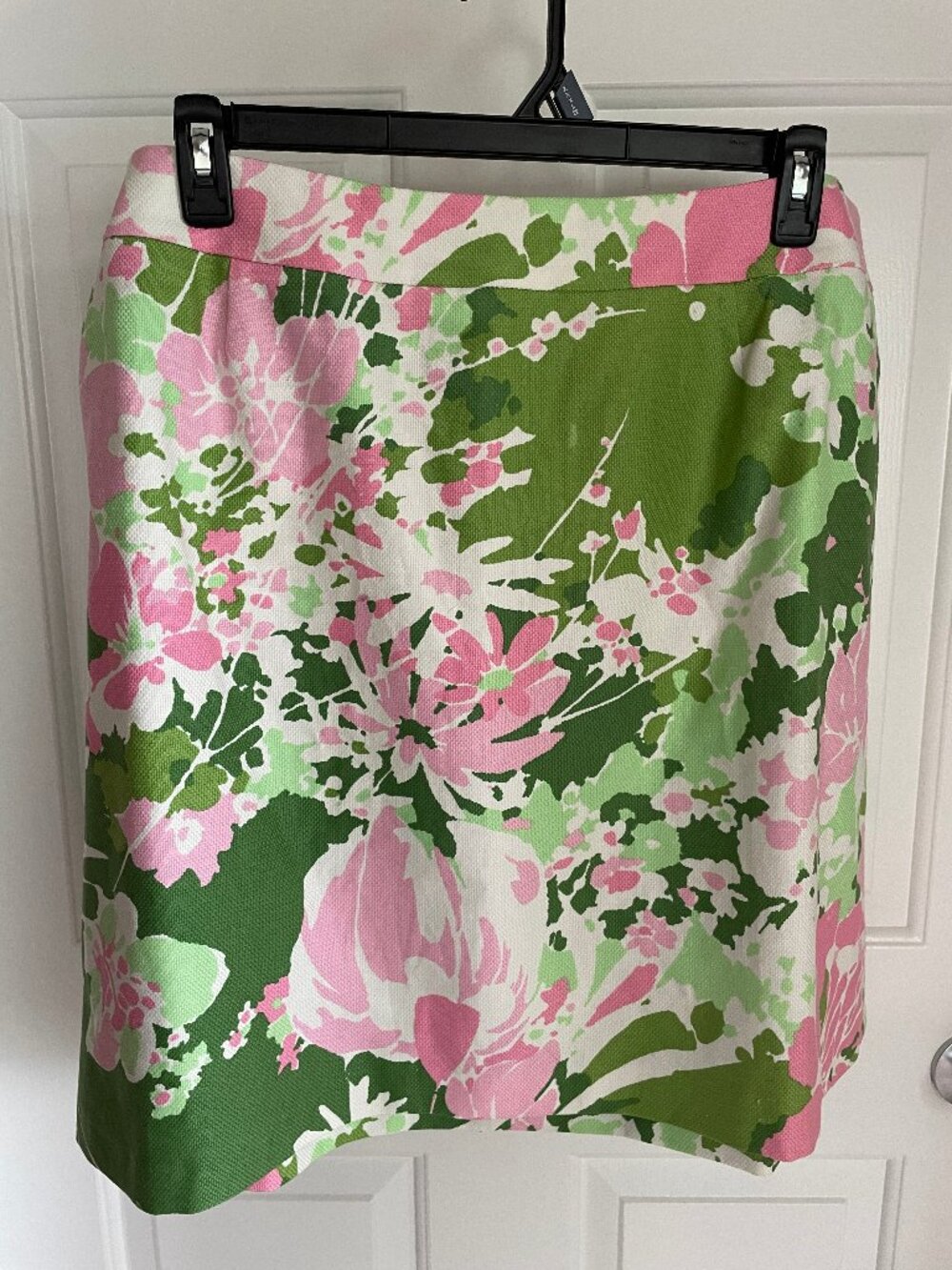Talbots Green and Pink Floral Skirt – NWOT Size 22WP